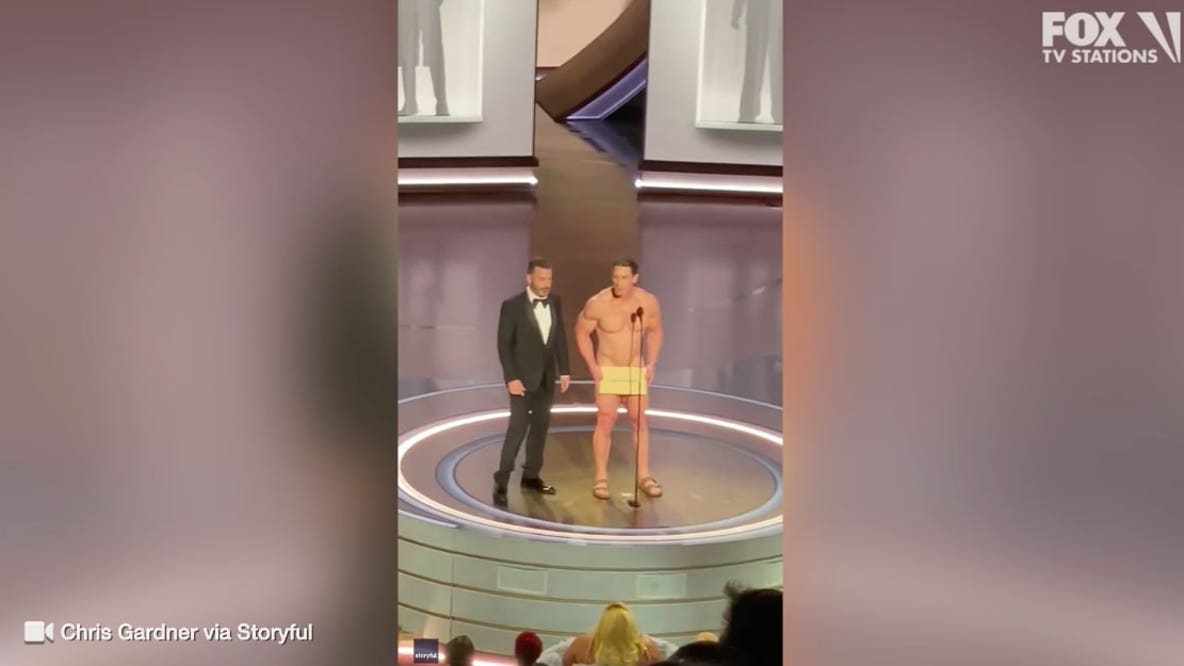 John Cena apparently goes naked at Oscars
